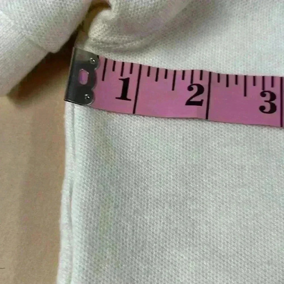 Lauren Ralph Lauren Cream Colored 3 Button Men Polo Shirt Size Small - Picture 6 of 10